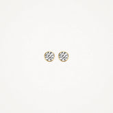 Blush Ohrstecker 7257YZI - Gelbgold mit Zirkonia (585)